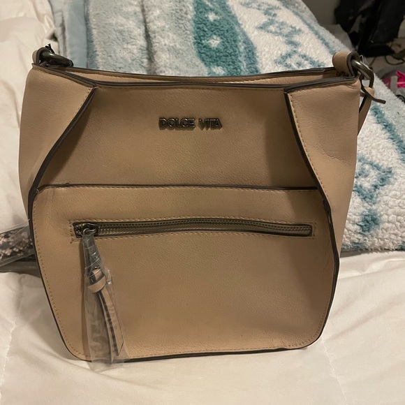 Dolce Vita crossbody bag NWT animal print strap 🖤 - Picture 1 of 7